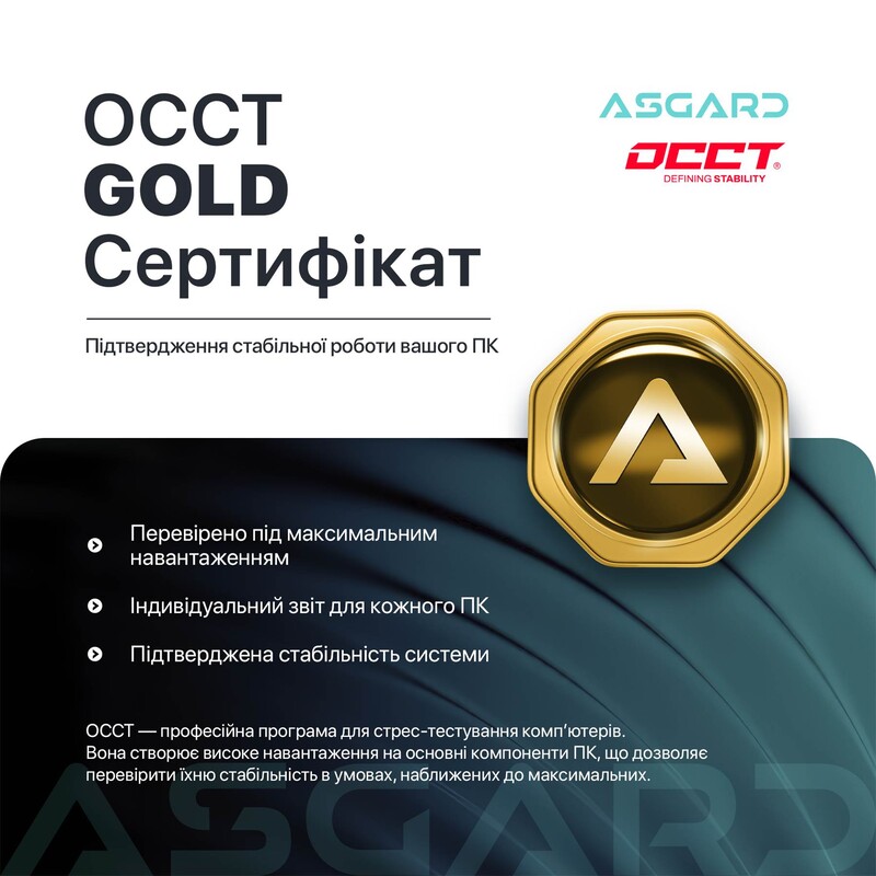 Комп`ютер ASGARD CREATOR ProArt RTX 5080 / Ryzen 9 9900X / DDR5 64GB / SSD 2TB / Win11 Home (ASG-C-5080-9004W)