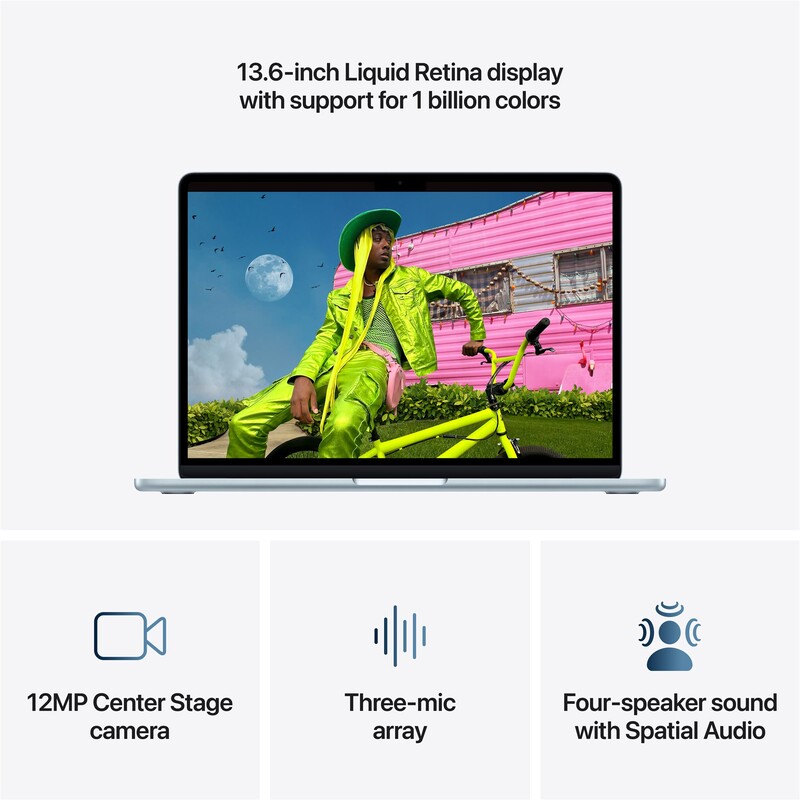 Ноутбук Apple MacBook Air 13.6" M5 24/1TB 2026 (MDH94UA/A) Silver