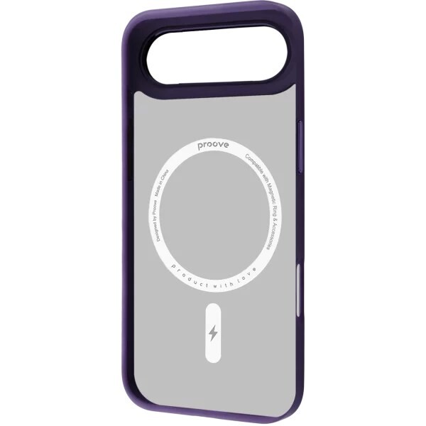 Чехол-накладка Proove Essence Case with Magnetic Ring для Apple iPhone 17 Air Deep Purple (PCECIP17AR04)