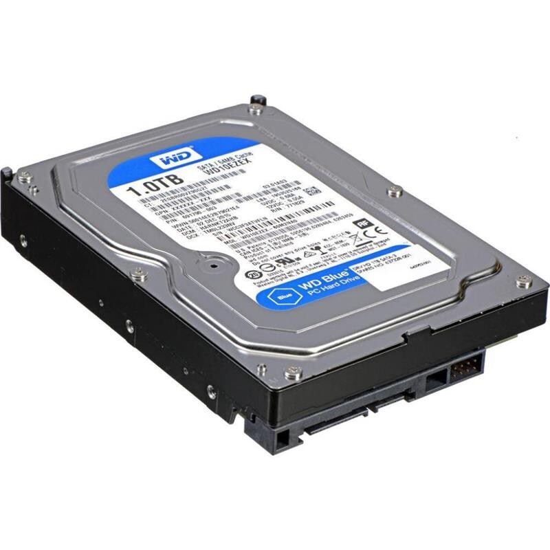 Накопитель HDD SATA 1.0TB WD Blue 7200rpm 64MB (WD10EZEX)