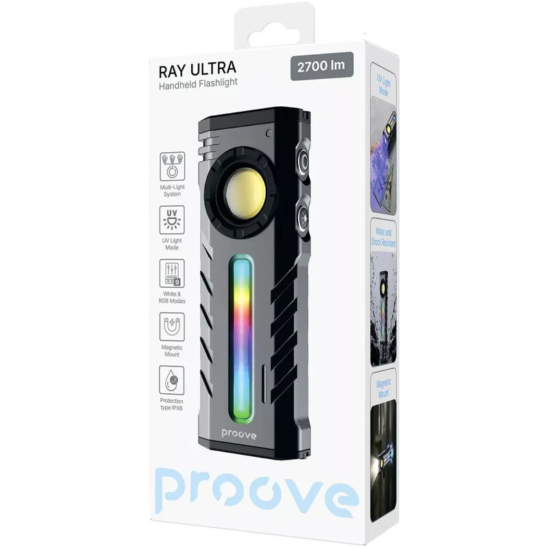 Ліхтар Proove Ray Ultra 2700lm Gray (FLRU27010003)