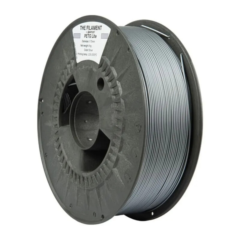 PETG-пластик Filament Lite для 3D-принтера 1.75 мм 1 кг, Silver (TF-24241)