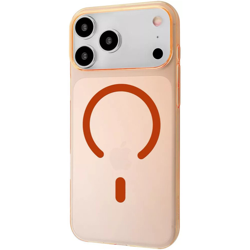 Чохол-накладка Proove Crystal Case with Magnetic Ring для Apple iPhone 17 Pro Cosmic Orange (PCCCIP17P055)