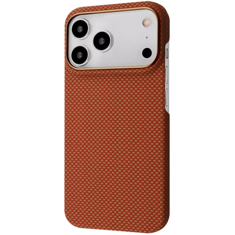 Чехол-накладка Proove Carbon Slim with Magnetic Ring для Apple iPhone 17 Pro Max/18 Pro Max Orange (PCCSIP17PM10)