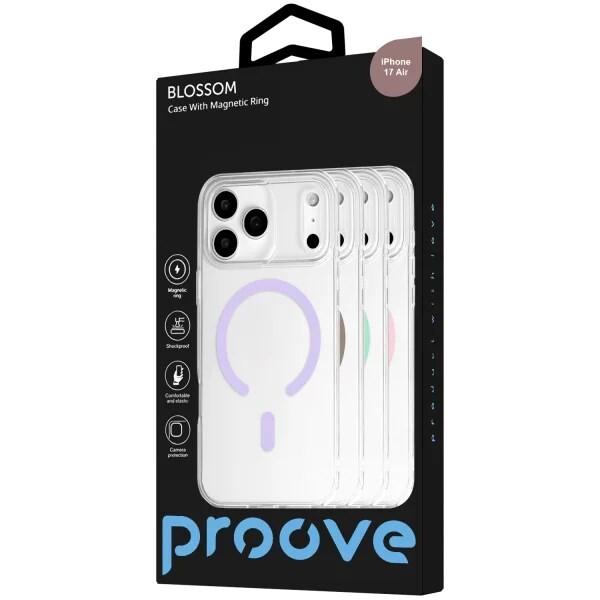 Чохол-накладка Proove Blossom Case with Magnetic Ring для Apple iPhone 17 Air Desert Titanium (PCBLIP17ARAR33)