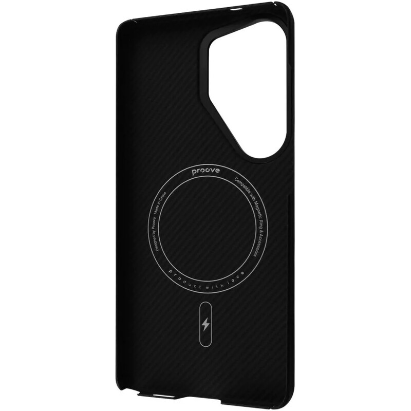 Чохол-накладка Proove Carbon Slim with Magnetic Ring для Samsung Galaxy S26 Ultra SM-S948 Black (PCCSSGSU2602)