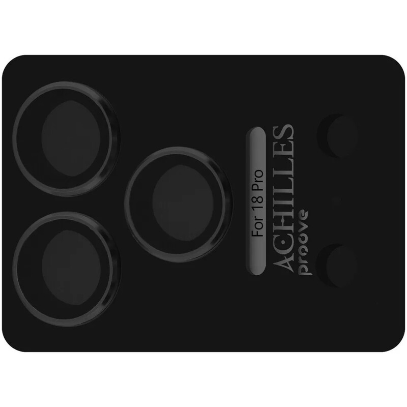 Захисне скло Proove Achilles Full Metal для камеры iPhone 18 Pro Black (CPPAFM18P001)