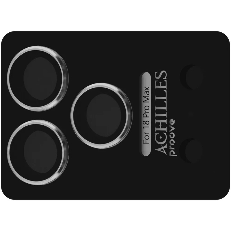 Захисне скло Proove Achilles Full Metal для камеры iPhone 18 Pro Max Silver (CPPAFM18PM02)