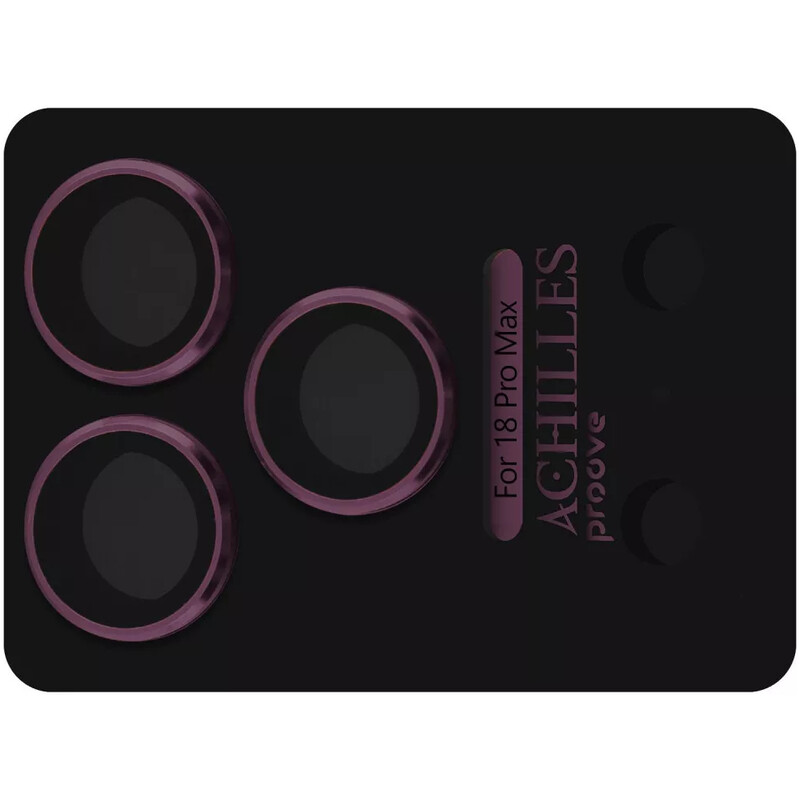 Захисне скло Proove Achilles Full Metal для камеры iPhone 18 Pro Max Cherry Red (CPPAFM18PM17)