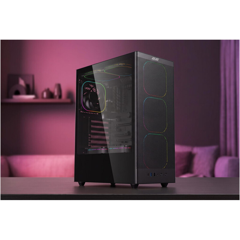 Корпус 2E Gaming Iconic V8210B Black без БЖ (2E-V8210B)