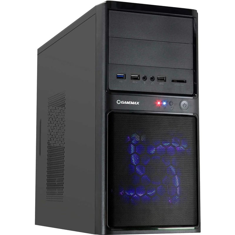 Корпус GameMax MT-306-NP-U3-CR Black без БЖ