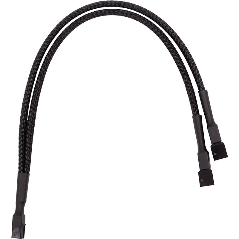 Разветвитель для кулеров PowerPlant 4-pin PWM - 4-pin + 4-pin PWM, 0.23 м (CA916412)