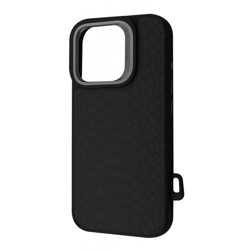 Чохол-накладка Kajsa Snake Pattern with Magnetic Ring для iPhone 16 Pro Max Black (2003000170986)