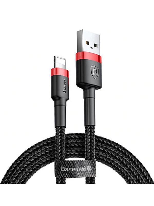 Кабель Baseus Cafule USB-Lightning, 1м Red-Black (CALKLF-B19)