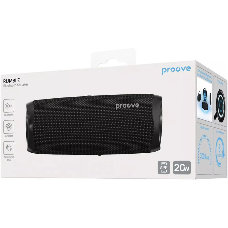 Акустична система Proove Rumble 20W Black (PSRM2001AP01)