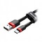 Фото - Кабель Baseus Cafule Series USB-USB-C, 1м Red/Black (CATKLF-B91) | click.ua