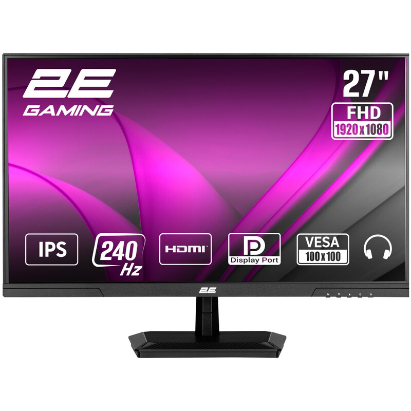 Монітор 27" 2E GAMING G2725B (2E-G2725B-01.UA) IPS Black 240Hz