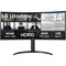 Фото - Монітор 34" LG 34WR55QK-B (34WR55QK-B.ADRZ) VA Black Curved 100Hz | click.ua