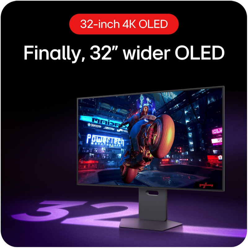 Монітор 31.5" LG 32GS95UV-B (32GS95UV-B.ADRZ) OLED Black 240Hz