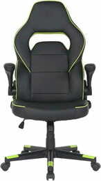 Кресло для геймеров 2E Gaming Hebi Black/Green (2E-GC-HEB-BK)