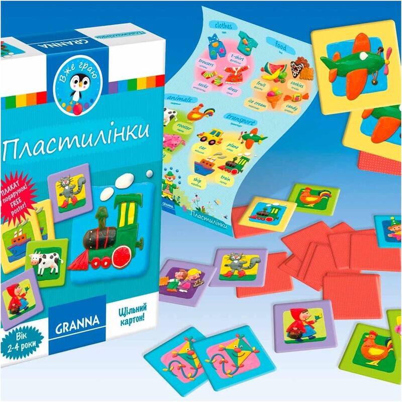 Настольная игра Granna Пластилинки (82661)