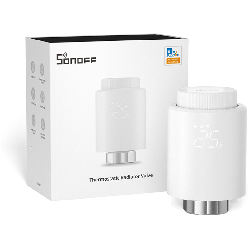 Термостатичний радіаторний клапан Sonoff Zigbee TRVZB
