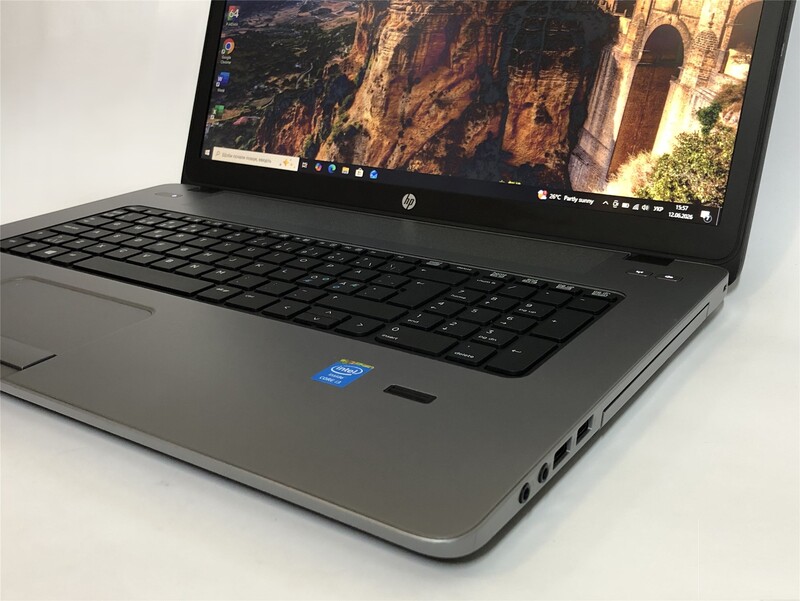 Ноутбук HP ProBook 470 G1 / 17.3" (1600x900) / i3-4000M / 8GB / 500GB HDD / AMD Radeon HD 8750M, 1GB / Win10Pro / сканер відбитка - Б/в