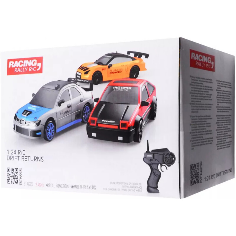 Машинка для дрифту на радіокеруванні PRC Nissan GT-R 1:24 Yellow (47930)