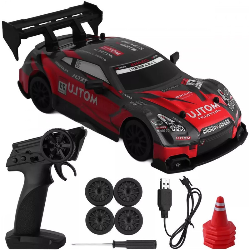 Машинка для дрифта на радиоуправлении PRC Nissan GT-R (R35) 1:24 Red (62809)