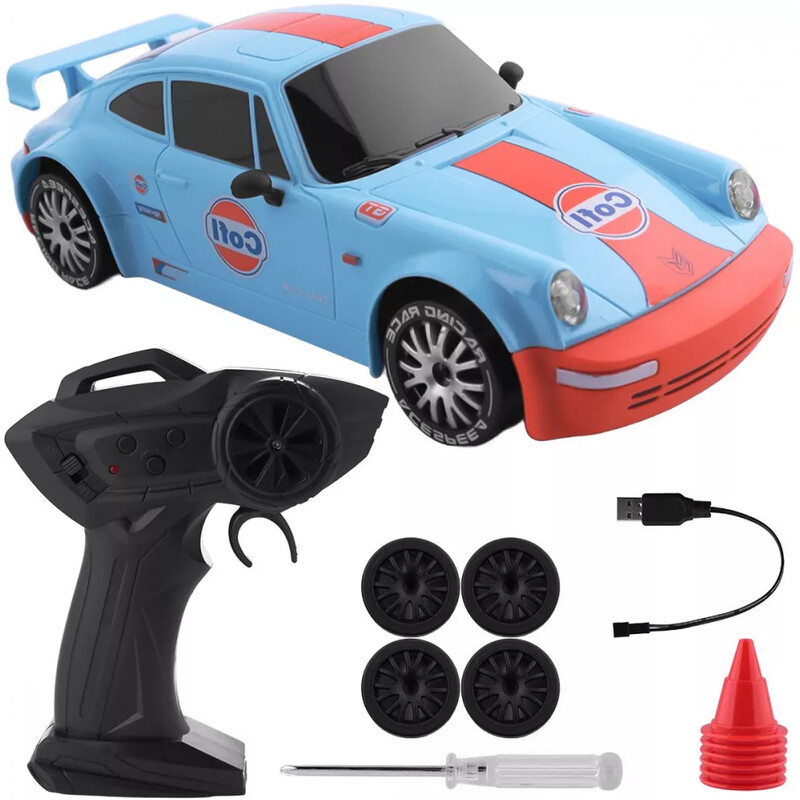 Машинка для дрифту на радіокеруванні PRC Porsche 911 1:24 Blue (62566)