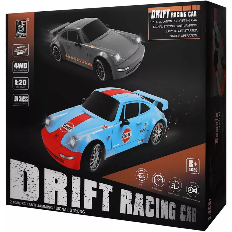 Машинка для дрифту на радіокеруванні PRC Porsche 911 1:24 Blue (62566)