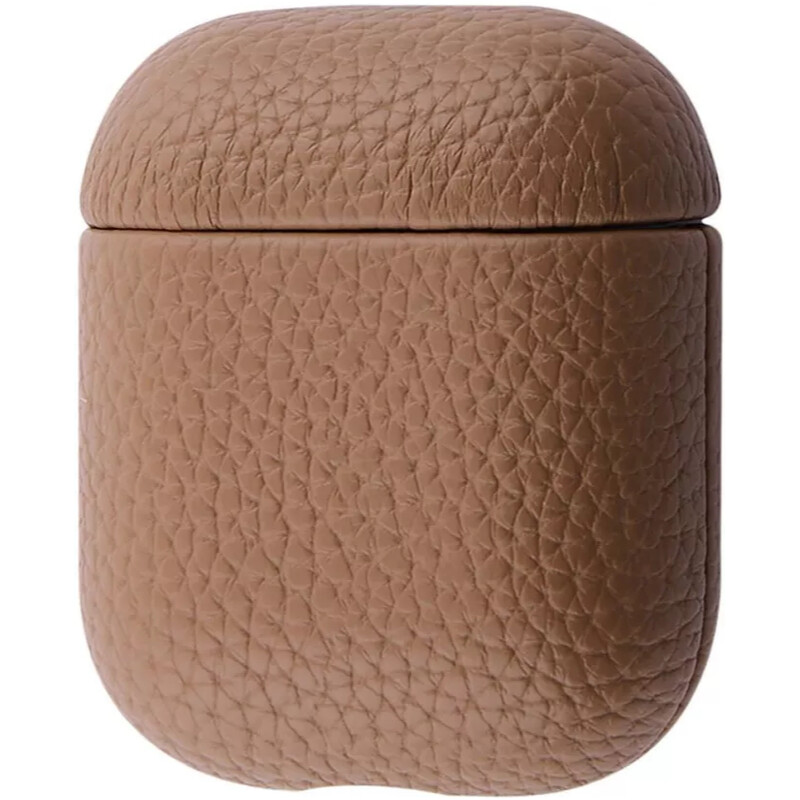 Чохол PRC Leather Case для Apple AirPods 1/2 Brown