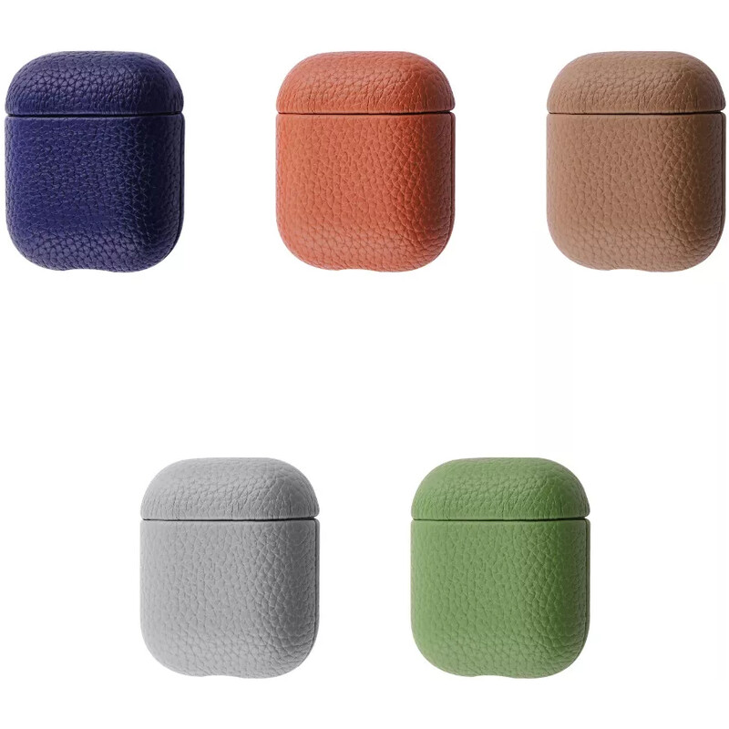 Чохол PRC Leather Case для Apple AirPods 1/2 Umber