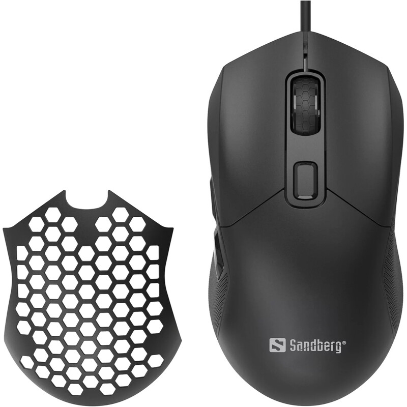 Мышь Sandberg FlexCover 6D Gamer Mouse RGB Black (640-28)