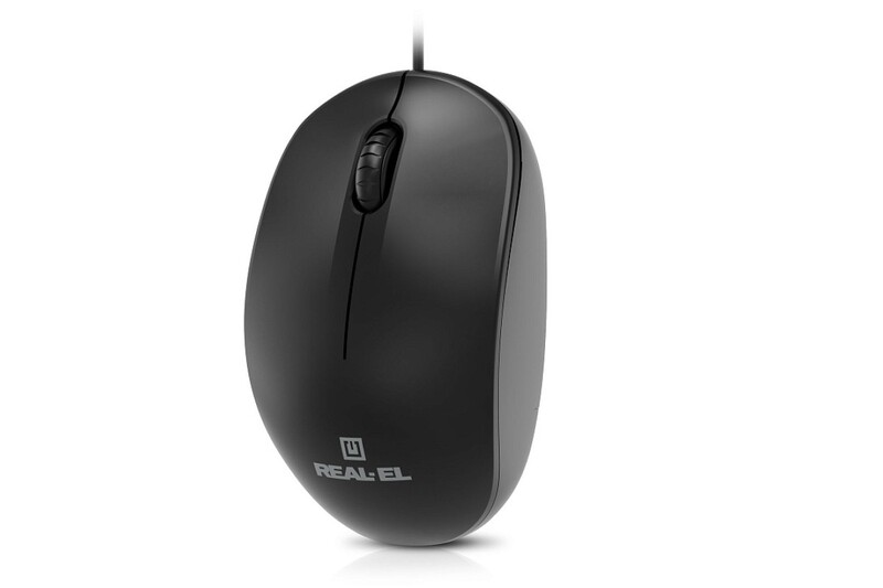 Мышь REAL-EL RM-206 Black