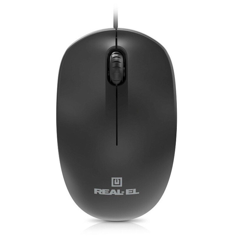 Мышь REAL-EL RM-206 Black