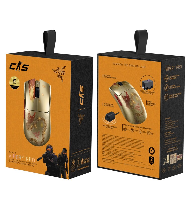 Миша бездротова Razer Viper V3 Pro Wireless Counter-Strike 2 Edition (RZ01-05120800-R3M1)