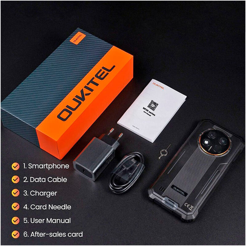 Смартфон Oukitel WP28E 4/64GB Orange (6941749840035)