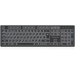 Клавиатура беспроводная REAL-EL RK-725W Black