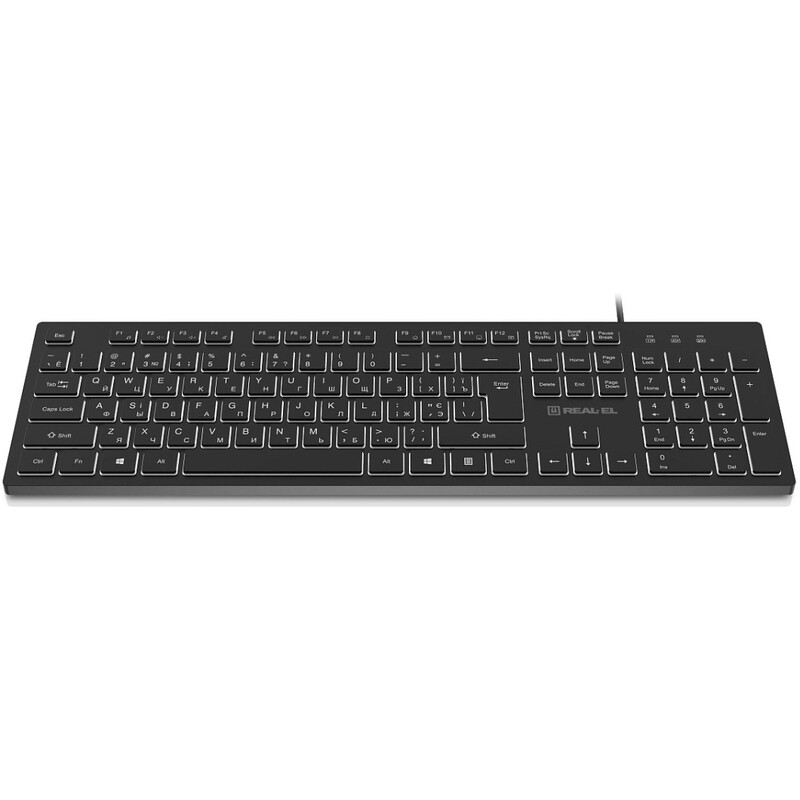 Клавиатура REAL-EL RK-7050 Black