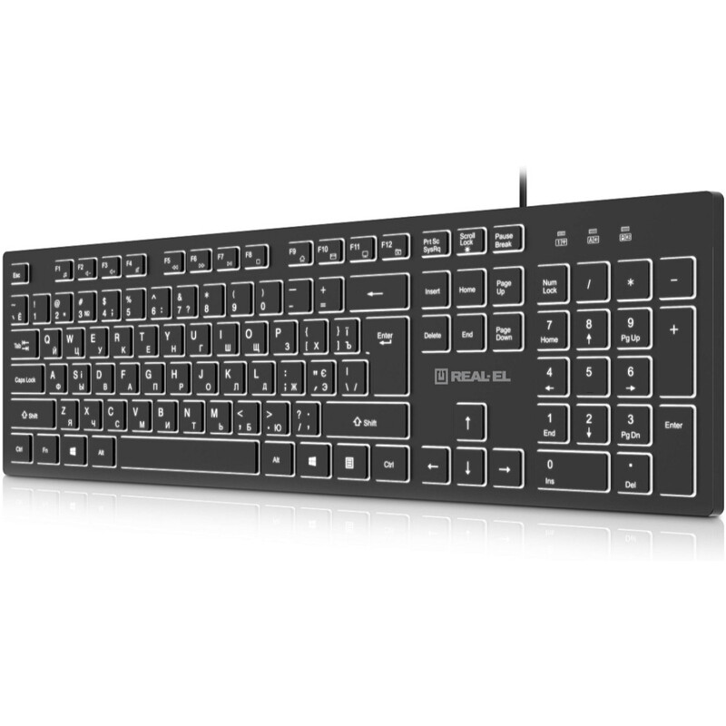 Клавиатура REAL-EL RK-7050 Black