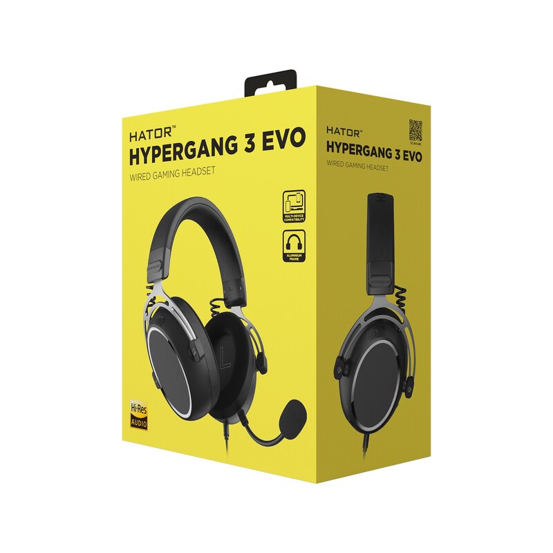 Гарнiтура Hator Hypergang 3 EVO Black (ESH07)