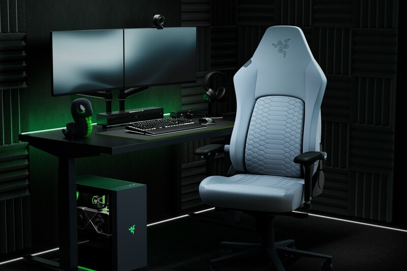 Крісло для геймерів Razer Iskur V2 NewGen Light Grey (RZ38-04901000-R3G1)