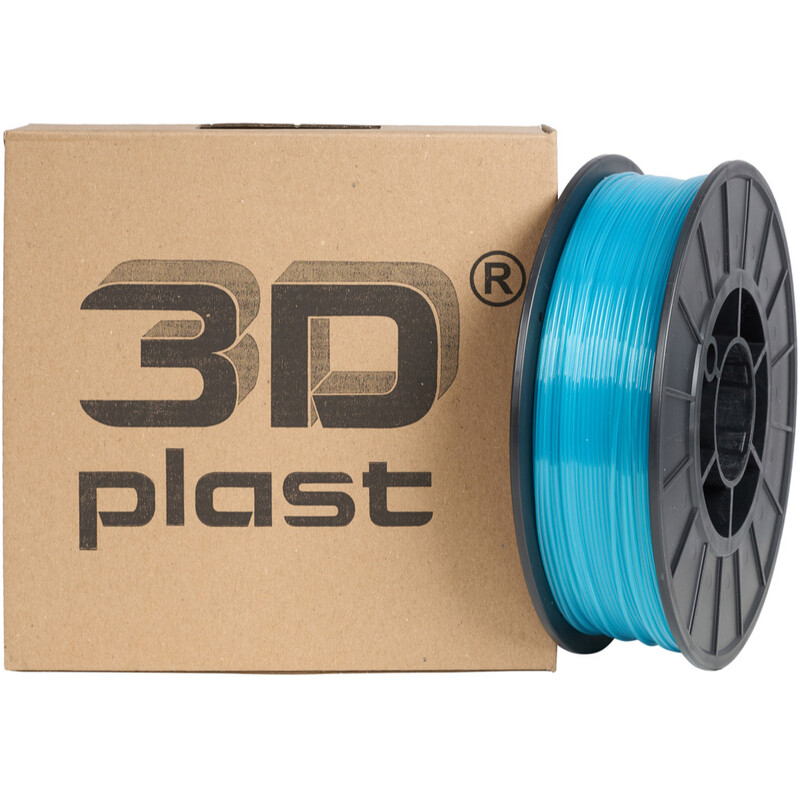 PETG-пластик 3Dplast для 3D-принтера 1.75 мм 0.85 кг, Light Blue (3DPTG17508BLU)