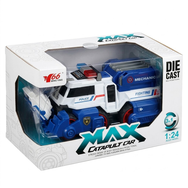 Іграшка Cars S Поліцейська Бойова машина 3в1 Pull-Back (CJ-4849897)