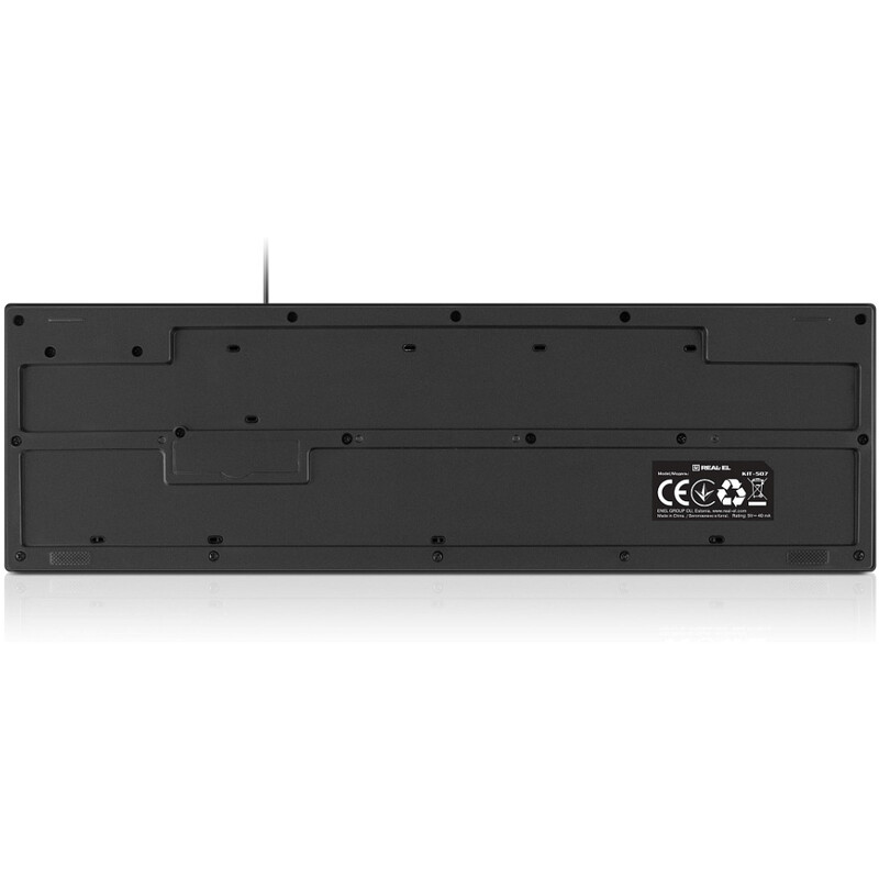 Комплект (клавіатура, миша) REAL-EL Kit-507 Black