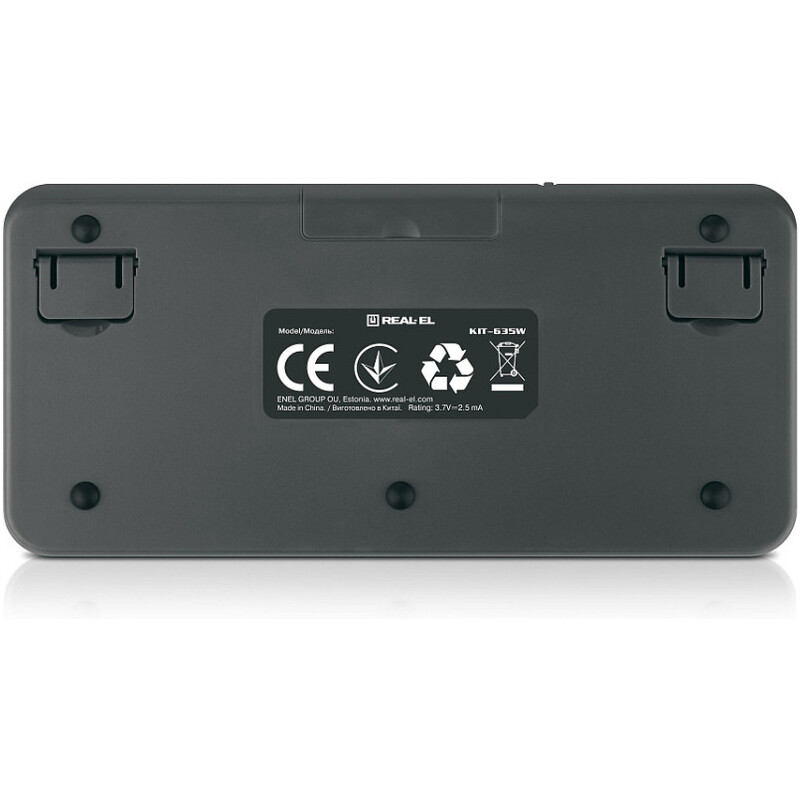 Комплект (клавіатура, миша) бездротовий REAL-EL Kit-635W Black