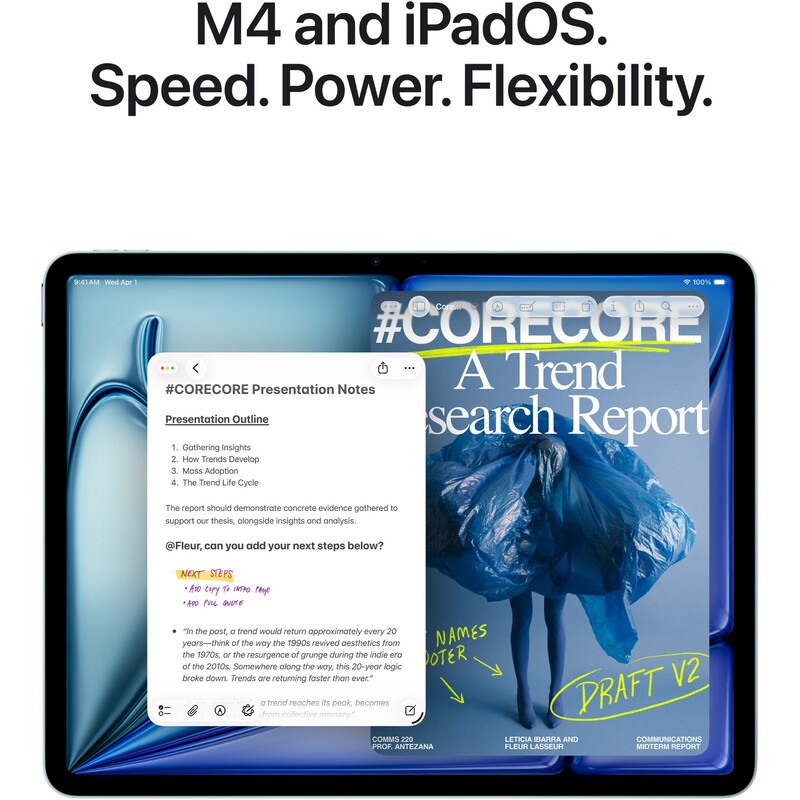 Планшет Apple iPad Air 13 M4 2026 Wi-Fi 128GB Blue (MH5P4TY/A)