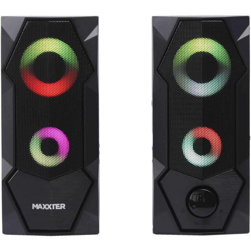 Акустична система Maxxter CSP-U002RGB Black