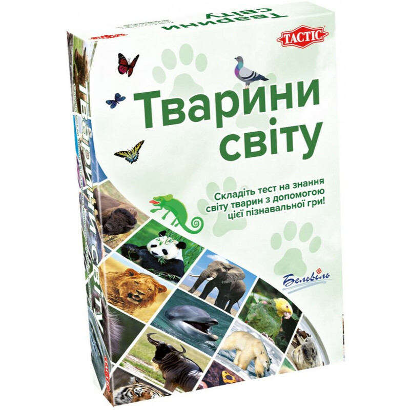 Настольная игра Tactic Животные мира (укр.) (60497)